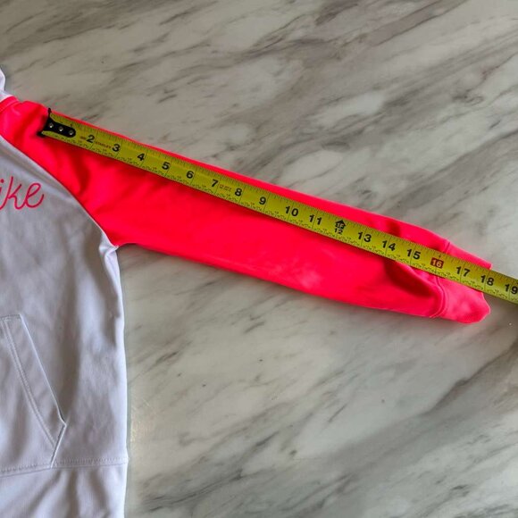 Nike Girl Full Zip Jacket Jogger Pant Tricot Track Suit Set M 6 Fluorescent Pink - Picture 8 of 16